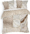 Heckettlane Dekbedovertrek Cesar - Bedlinnen met Patchwork print - 260x220 - Natural - Dekbedhoes van 100% Katoen-Satijn
