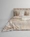Heckettlane Dekbedovertrek Cesar - Bedlinnen met Patchwork print - 260x220 - Natural - Dekbedhoes van 100% Katoen-Satijn