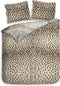Heckettlane Dekbedovertrek Cesar - Bedlinnen met Patchwork print - 140x220 - Natural - Dekbedhoes van 100% Katoen-Satijn