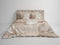 Heckettlane Dekbedovertrek Cesar - Bedlinnen met Patchwork print - 140x220 - Natural - Dekbedhoes van 100% Katoen-Satijn