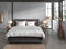 Heckettlane Dekbedovertrek Charlot - Bedlinnen met Bloemen print - 200x220 - Off-White - Dekbedhoes van 100% Katoen-Satijn