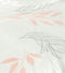 Heckettlane Dekbedovertrek Charlot - Bedlinnen met Bloemen print - 140x220 - Off-White - Dekbedhoes van 100% Katoen-Satijn