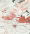 Heckettlane Dekbedovertrek Charlot - Bedlinnen met Bloemen print - 200x220 - Off-White - Dekbedhoes van 100% Katoen-Satijn