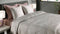 Heckettlane Dekbedovertrek Corallo - Bedlinnen met Koraal print - 200x220 - Natural - Dekbedhoes van 100% Katoen-Satijn