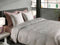 Heckettlane Dekbedovertrek Corallo - Bedlinnen met Koraal print - 240x220 - Natural - Dekbedhoes van 100% Katoen-Satijn