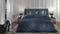 Heckettlane Dekbedovertrek Diamante - Bedlinnen - 140x220 - Blauw - Dekbedhoes van 100% Katoen-Satijn