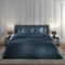 Heckettlane Dekbedovertrek Diamante - Bedlinnen - 140x220 - Blauw - Dekbedhoes van 100% Katoen-Satijn