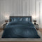 Heckettlane Dekbedovertrek Diamante - Bedlinnen - 140x220 - Grijs - Dekbedhoes van 100% Katoen-Satijn