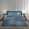 Heckettlane Dekbedovertrek Diamante - Bedlinnen - 140x220 - Grijs - Dekbedhoes van 100% Katoen-Satijn