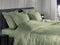 Heckettlane Dekbedovertrek Diamante - Bedlinnen - 140x220 - Groen - Dekbedhoes van 100% Katoen-Satijn