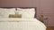 Heckettlane Dekbedovertrek Diamante - Bedlinnen - 140x220 - Off-White - Dekbedhoes van 100% Katoen-Satijn