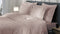 Heckettlane Dekbedovertrek Diamante - Bedlinnen - 140x220 - Roze - Dekbedhoes van 100% Katoen-Satijn