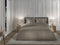 Heckettlane Dekbedovertrek Diamante - Bedlinnen - 140x220 - Taupe - Dekbedhoes van 100% Katoen-Satijn