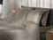 Heckettlane Dekbedovertrek Diamante - Bedlinnen - 140x220 - Taupe - Dekbedhoes van 100% Katoen-Satijn