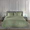 Heckettlane Dekbedovertrek Diamante - Bedlinnen - 200x220 - Groen - Dekbedhoes van 100% Katoen-Satijn