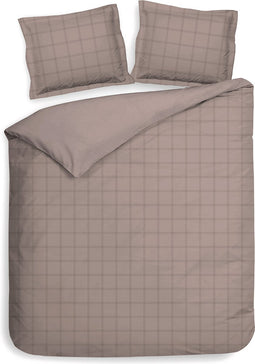Heckettlane Dekbedovertrek Diamante - Bedlinnen - 200x220 - Roze - Dekbedhoes van 100% Katoen-Satijn