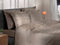 Heckettlane Dekbedovertrek Diamante - Bedlinnen - 200x220 - Taupe - Dekbedhoes van 100% Katoen-Satijn