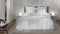 Heckettlane Dekbedovertrek Diamante - Bedlinnen - 200x220 - Wit - Dekbedhoes van 100% Katoen-Satijn