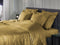 Heckettlane Dekbedovertrek Diamante - Bedlinnen - 240x220 - Goud - Dekbedhoes van 100% Katoen-Satijn