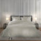 Heckettlane Dekbedovertrek Diamante - Bedlinnen - 240x220 - Grijs - Dekbedhoes van 100% Katoen-Satijn