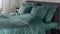 Heckettlane Dekbedovertrek Diamante - Bedlinnen - 240x220 - Groen - Dekbedhoes van 100% Katoen-Satijn