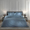 Heckettlane Dekbedovertrek Diamante - Bedlinnen - 260x220 - Blauw - Dekbedhoes van 100% Katoen-Satijn