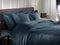 Heckettlane Dekbedovertrek Diamante - Bedlinnen - 260x220 - Blauw - Dekbedhoes van 100% Katoen-Satijn
