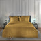 Heckettlane Dekbedovertrek Diamante - Bedlinnen - 260x220 - Goud - Dekbedhoes van 100% Katoen-Satijn