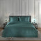 Heckettlane Dekbedovertrek Diamante - Bedlinnen - 260x220 - Groen - Dekbedhoes van 100% Katoen-Satijn