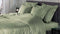 Heckettlane Dekbedovertrek Diamante - Bedlinnen - 260x220 - Groen - Dekbedhoes van 100% Katoen-Satijn
