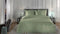 Heckettlane Dekbedovertrek Diamante - Bedlinnen - 260x220 - Groen - Dekbedhoes van 100% Katoen-Satijn