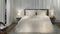 Heckettlane Dekbedovertrek Diamante - Bedlinnen - 260x220 - Off-White - Dekbedhoes van 100% Katoen-Satijn