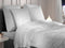 Heckettlane Dekbedovertrek Diamante - Bedlinnen - 260x220 - Wit - Dekbedhoes van 100% Katoen-Satijn