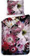 Heckettlane Dekbedovertrek Eris - Bedlinnen met Bloemen print - 140x220 - Multi - Dekbedhoes van 100% Katoen-Satijn