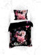 Heckettlane Dekbedovertrek Eris - Bedlinnen met Bloemen print - 140x220 - Multi - Dekbedhoes van 100% Katoen-Satijn