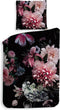 Heckettlane Dekbedovertrek Eris - Bedlinnen met Bloemen print - 140x220 - Multi - Dekbedhoes van 100% Katoen-Satijn