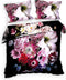 Heckettlane Dekbedovertrek Eris - Bedlinnen met Bloemen print - 140x220 - Multi - Dekbedhoes van 100% Katoen-Satijn