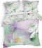 Heckettlane Dekbedovertrek Fabio - Bedlinnen met Bloemen print - 260x220 - Roze - Dekbedhoes van 100% Katoen-Satijn