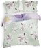 Heckettlane Dekbedovertrek Fabio - Bedlinnen met Bloemen print - 260x220 - Roze - Dekbedhoes van 100% Katoen-Satijn