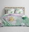 Heckettlane Dekbedovertrek Fabio - Bedlinnen met Bloemen print - 260x220 - Roze - Dekbedhoes van 100% Katoen-Satijn