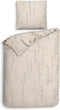 Heckettlane Dekbedovertrek Fino - Bedlinnen met Takken print - 200x220 - Natural - Dekbedhoes van 100% Katoen-Dobby