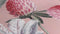 Heckettlane Dekbedovertrek Flores - Bedlinnen met Bloemen print - 140x220 - Roze - Dekbedhoes van 100% Katoen-Satijn