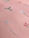 Heckettlane Dekbedovertrek Flores - Bedlinnen met Bloemen print - 140x220 - Roze - Dekbedhoes van 100% Katoen-Satijn