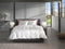 Heckettlane Dekbedovertrek Floriana - Bedlinnen met Bloemen print - 140x220 - Natural - Dekbedhoes van 100% Katoen-Satijn