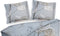 Heckettlane Dekbedovertrek Frosti - Bedlinnen met Takken print - 240x220 - Blauw - Dekbedhoes van 100% Katoen-Satijn