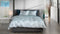 Heckettlane Dekbedovertrek Frosti - Bedlinnen met Takken print - 140x220 - Blauw - Dekbedhoes van 100% Katoen-Satijn