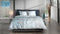 Heckettlane Dekbedovertrek Frosti - Bedlinnen met Takken print - 240x220 - Blauw - Dekbedhoes van 100% Katoen-Satijn