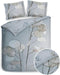 Heckettlane Dekbedovertrek Frosti - Bedlinnen met Takken print - 240x220 - Blauw - Dekbedhoes van 100% Katoen-Satijn