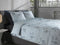 Heckettlane Dekbedovertrek Frosti - Bedlinnen met Takken print - 140x220 - Blauw - Dekbedhoes van 100% Katoen-Satijn