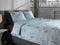 Heckettlane Dekbedovertrek Frosti - Bedlinnen met Takken print - 260x220 - Blauw - Dekbedhoes van 100% Katoen-Satijn